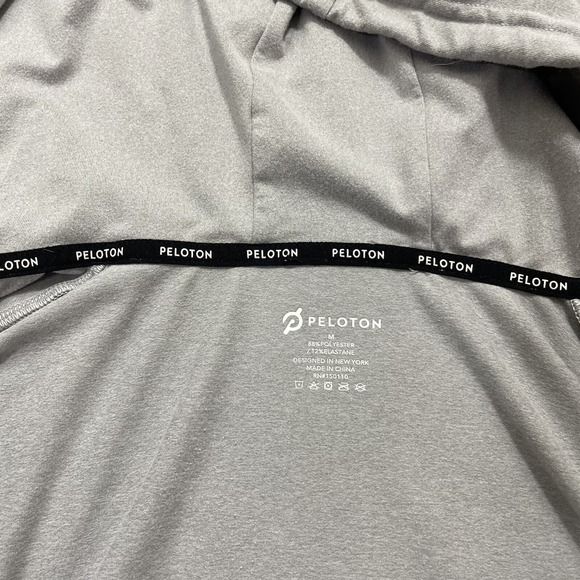 Peloton Hoodie Unisex Full Zip Lightweight Stretch‎ Long Sleeve Pocket Medium - Picture 10 of 16